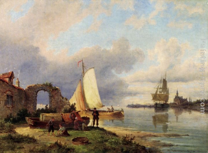 Pieter Christian Dommerson On The Spaarne, Haarlem